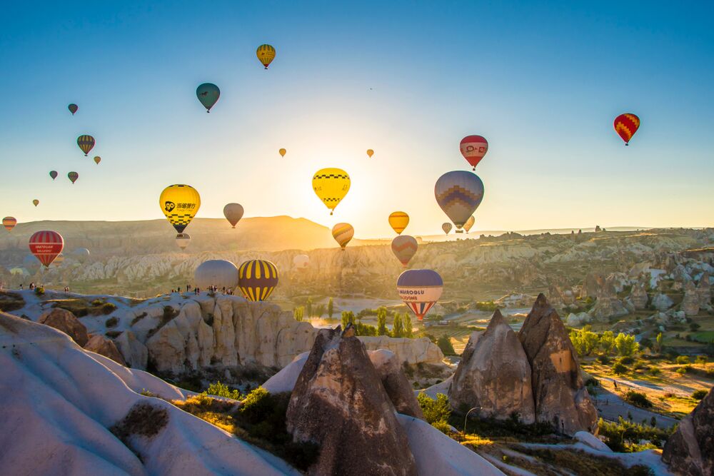 Ballooning over Goreme National Park